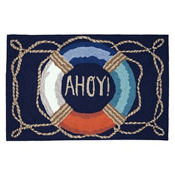 Liora Manne Frontporch Ahoy Indoor Outdoor Rug