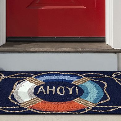Liora Manne Frontporch Ahoy Indoor Outdoor Rug