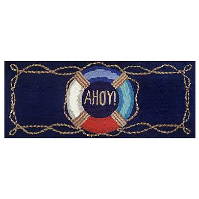 Liora Manne Frontporch Ahoy Indoor Outdoor Rug