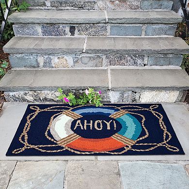 Liora Manne Frontporch Ahoy Indoor Outdoor Rug