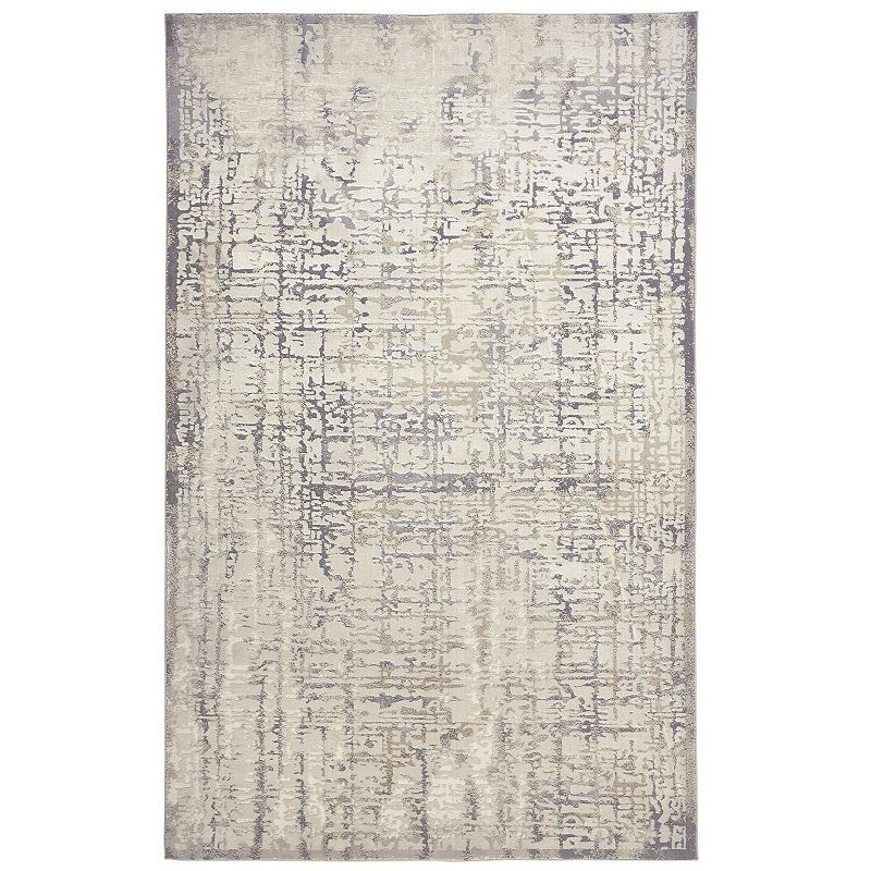 Weave & Wander Vanhorn Beige Area Rug, Beig/Green, 5X8 Ft