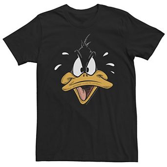 Big & Tall Looney Tunes Daffy Duck Sketched Big Face Tee