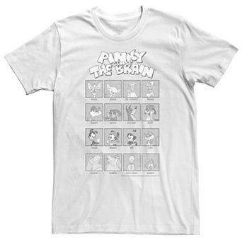 Big & Tall Pinky And The Brain Character Box Up Tee