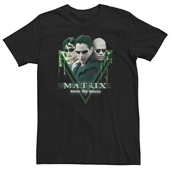 Big & Tall The Matrix Group Shot In Triangle Sunglasses Stare Tee
