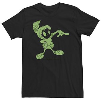 Big & Tall Looney Tunes Marvin The Martian Green Portrait Tee