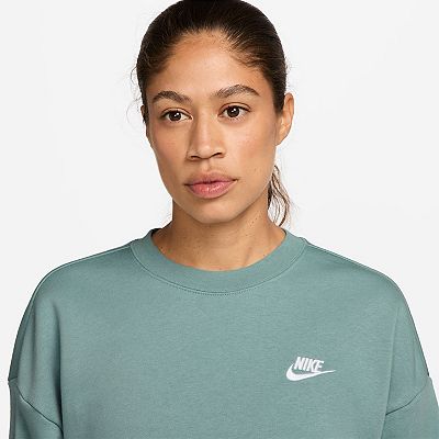 売れ筋商品|||ナイキ カットソー トップス レディース Sportswear Women's Club Fleece Loose Crewneck Sweatshirt B Hthr/bla Nike Sportswear Club Fleece Women's Loose Crew-Neck