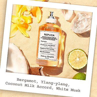 'REPLICA' Beach Walk Eau de Toilette with Coconut Milk & Musk