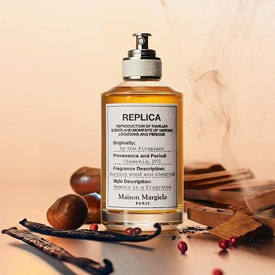 REPLICA' By the Fireplace Eau de Toilette with Chestnut, Vanilla, and Clove Oil