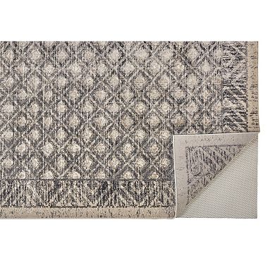 Weave & Wander Kiba Beige Ornamental Area Rug