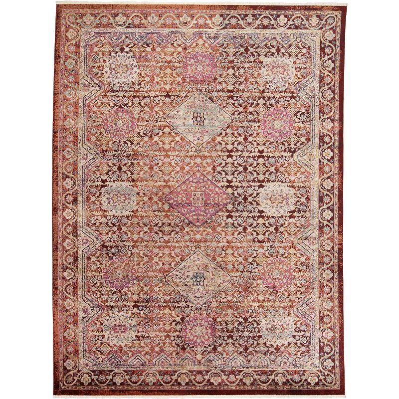 Weave & Wander Tessina Multi Ornamental Area Rug, Multicolor, 8x9.5 Ft