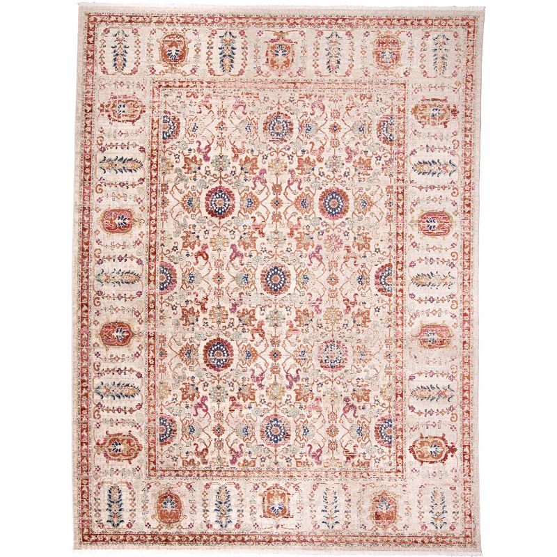 Weave & Wander Tessina Multi Ornamental Area Rug, Multicolor, 8x9.5 Ft