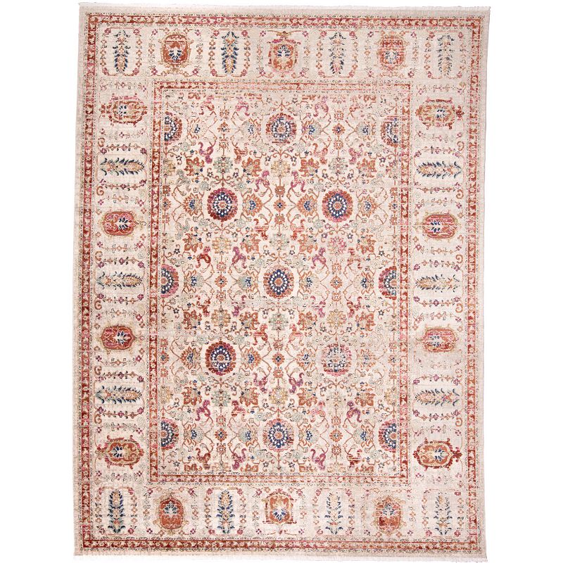 Weave & Wander Tessina Multi Ornamental Area Rug, Multicolor, 8x9.5 Ft