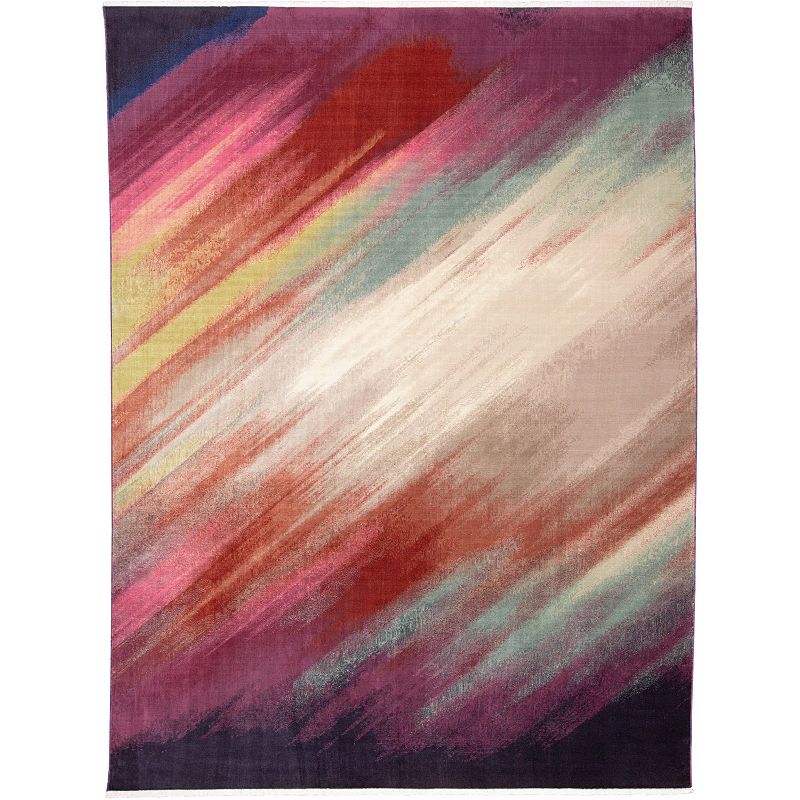 Weave & Wander Tessina Multi Abstract Area Rug, Multicolor, 8x9.5 Ft