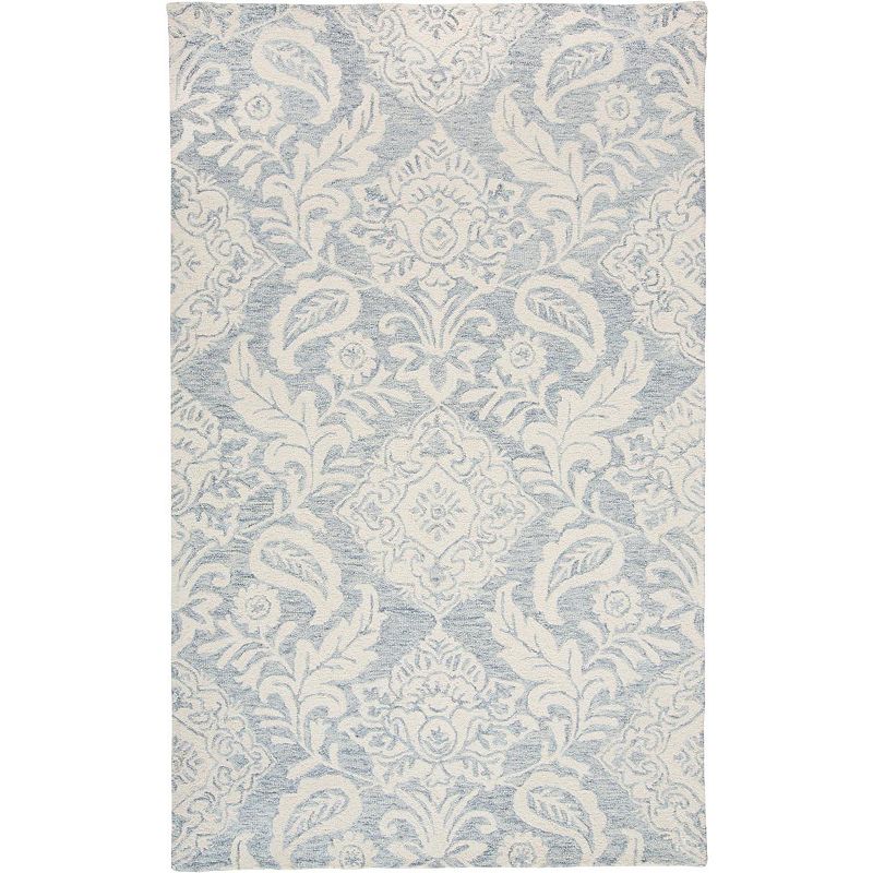 Weave & Wander Natal Gray Ornamental Area Rug, Grey, 5X8 Ft