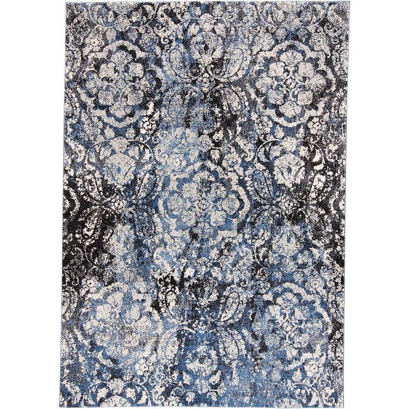 Weave & Wander Tullamore Gray Ornamental Area Rug, Grey, 4X6 Ft