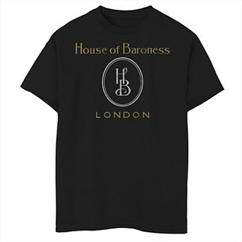 Disney's Cruella Boys 6-20 House Of Baroness London Fashion Logo Graphic Tee