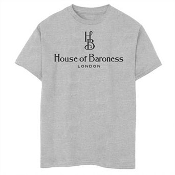 Disney's Cruella Boys 6-20 House Of Baroness London Simple Text Logo Graphic Tee