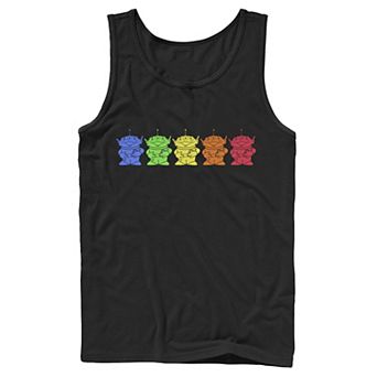 Disney / Pixar's Toy Story Aliens Men's Rainbow Tank Top