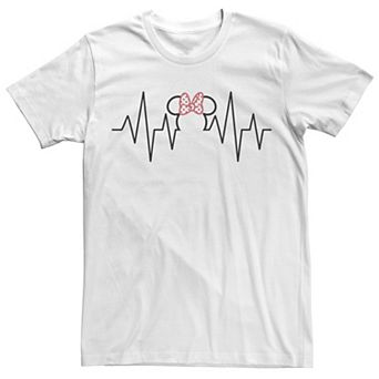 Disney's Minnie Mouse Men's Nurse's Day Heartline Tee