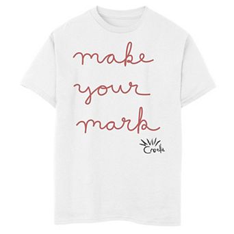 Disney's Cruella Boys 6-20 Make Your Own Mark Word Stack Graphic Tee