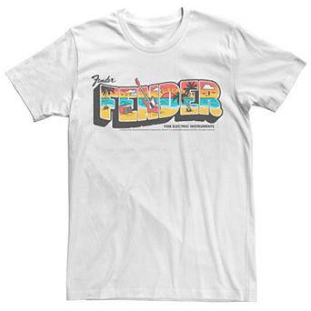 Men's Fender Beach Vacation Logo Fill Tee