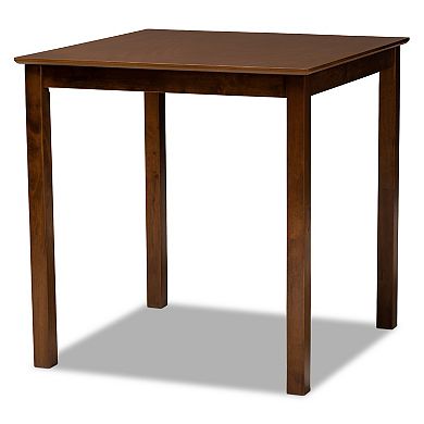 Baxton Studio Lenoir Pub Dining Table & Chair 5-piece Set