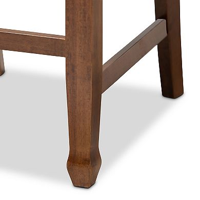 Baxton Studio Reneau Pub Dining Table & Chair 5-piece Set