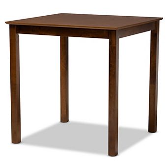 Baxton Studio Lenoir Brown Pub Dining Table