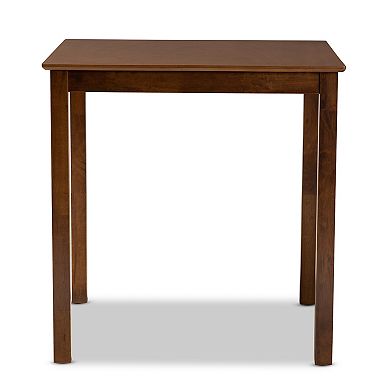 Baxton Studio Lenoir Brown Pub Dining Table