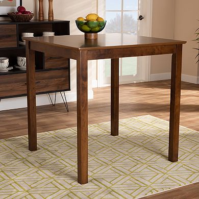 Baxton Studio Lenoir Brown Pub Dining Table