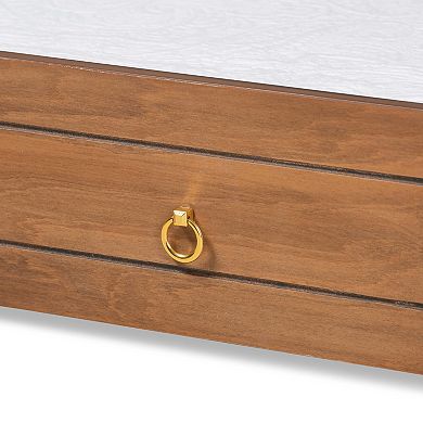 Baxton Studio Alya Trundle Bed