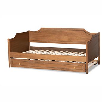 Baxton Studio Alya Twin Daybed & Trundle
