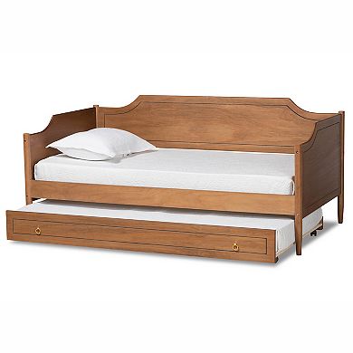 Baxton Studio Alya Twin Daybed & Trundle