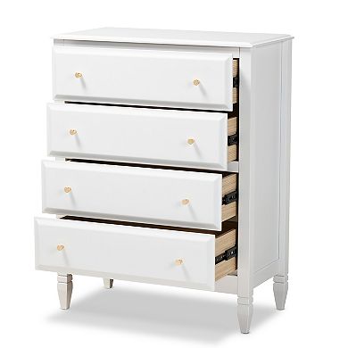 Baxton Studio Naomi 4-Drawer Dresser