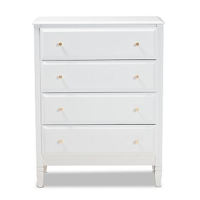 Baxton Studio Naomi 4-Drawer Dresser