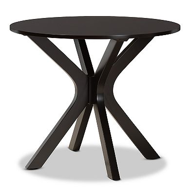 Baxton Studio Julia Dining Table & Chair 5-piece Set