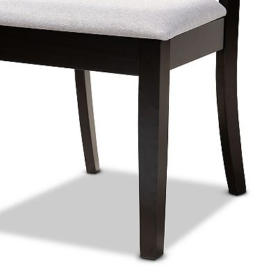 Baxton Studio Julia Dining Table & Chair 5-piece Set