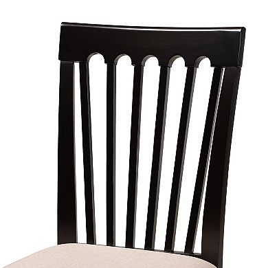 Baxton Studio Lore Dining Table & Chair 7-piece Set
