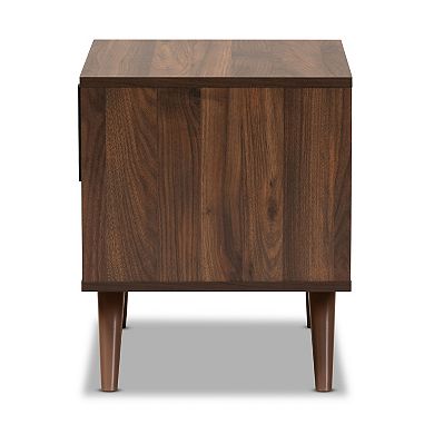 Baxton Studio Naoki 1-Drawer Nightstand