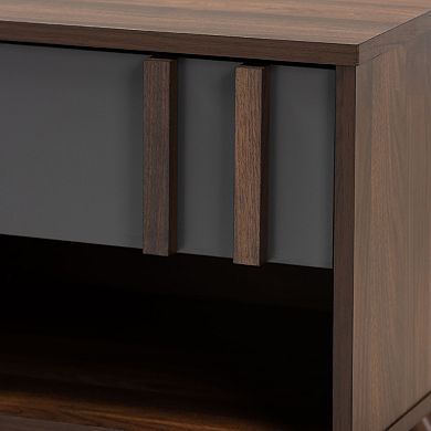 Baxton Studio Naoki 1-Drawer Nightstand