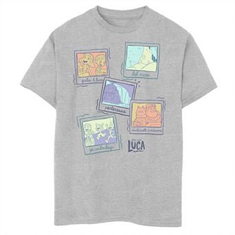 Disney / Pixar's Luca Boys 8-20 Summer Polaroids Graphic Tee