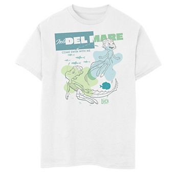 Disney / Pixar's Luca Boys 8-20 Isola Del Mare Come Swim With Me Graphic Tee