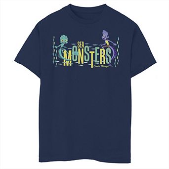 Disney / Pixar's Luca & Alberto Boys 8-20 Sea Monsters Text Graphic Tee
