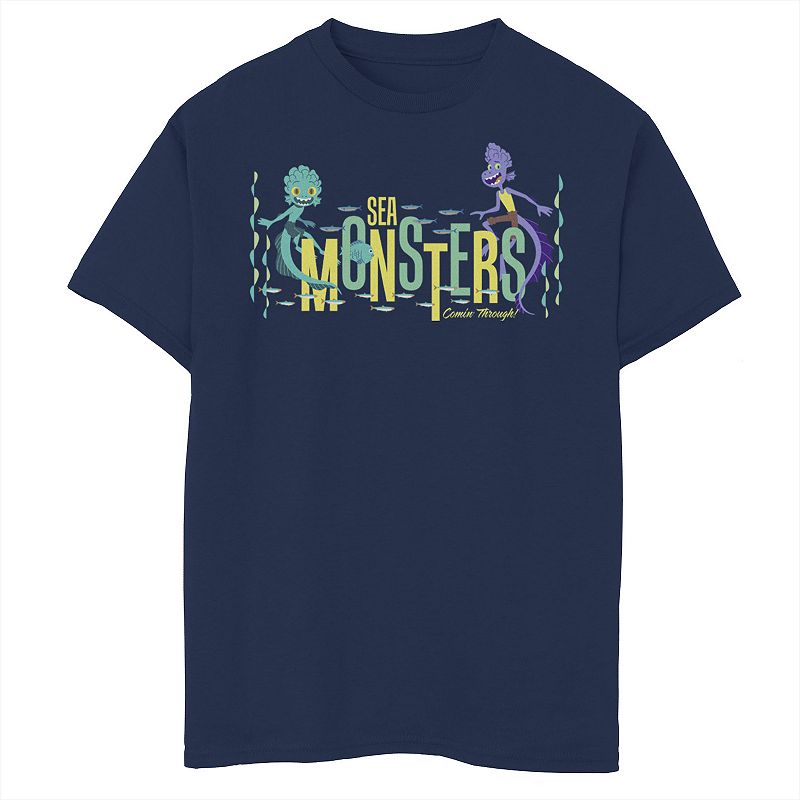 Disney / Pixar Luca Boys 8-20 & Alberto Sea Monsters Text Graphic Tee, Boy