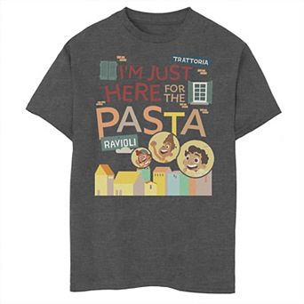 Disney / Pixar's Luca Boys 8-20 I'm Just Here For The Pasta Graphic Tee