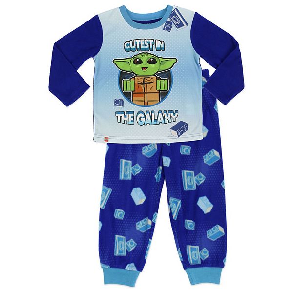 Toddler Boy Lego Baby Yoda 2 Piece Pajama Set