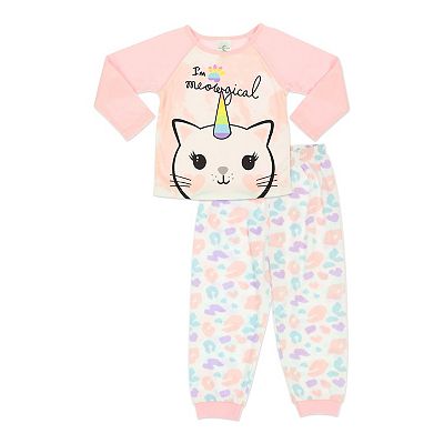 Toddler Girl Free 2 Dream Cat Pajama Set