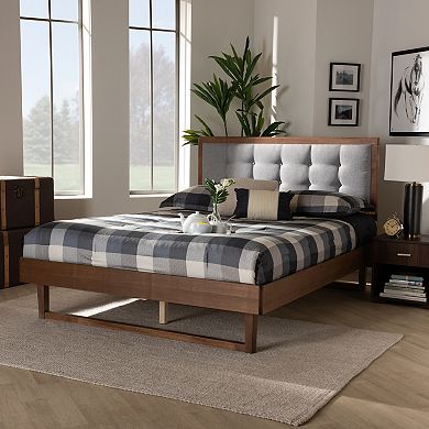 Baxton Studio Viviana Tufted Bed