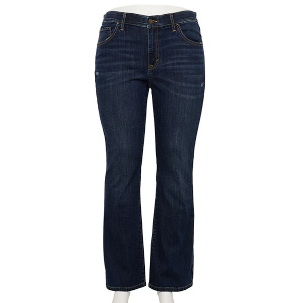 Plus Size Sonoma Goods For Life® All About Comfort Curvy Bootcut Jeans