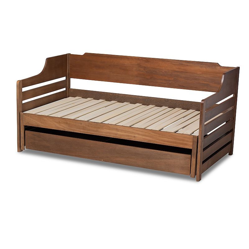 Baxton Studio Jameson Expandable Daybed, Brown